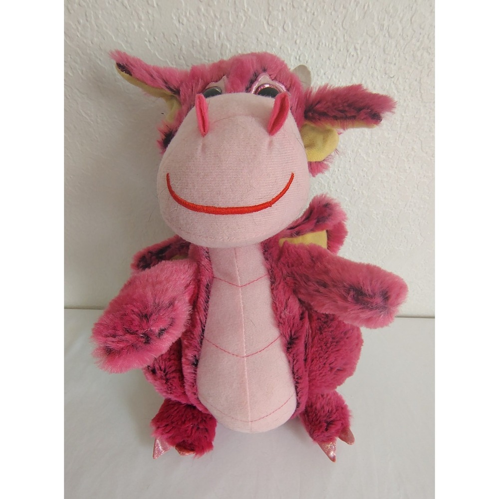 Peek-A-Boo Toys Pink Dragon Plush Stuffed Animal - 12"